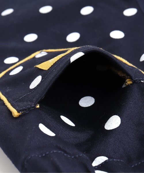 apres les cours（アプレレクール）の「ストレッチツイル8分丈パンツ（その他パンツ・キッズ・ネイビー/カーキ・90/100/110/120/80/130/140）」の16枚目の写真