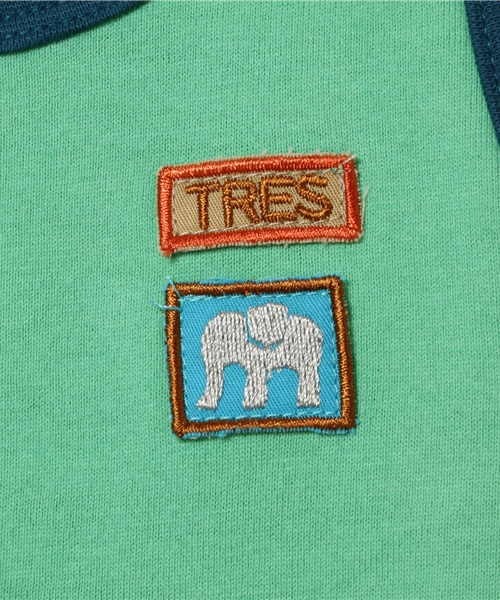 GLOBAL WORK（グローバルワーク）の「【GLOBAL WORK】キリカエワッペンタンク（タンクトップ・キッズ・ブルー/グリーン/ピンク/ネイビー/グレー/ホワイト・X-LARGE/SMALL/MEDIUM/LARGE）」の11枚目の写真