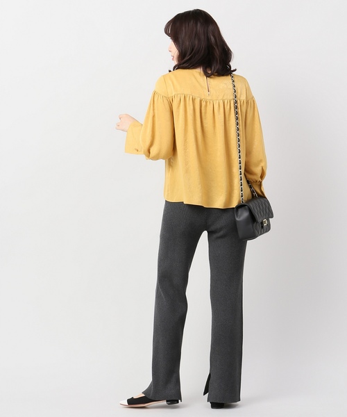 Noble（ノーブル）の「VIS/PE リブニットパンツ◇（その他パンツ