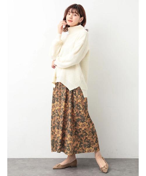 YECCA VECCA(イェッカヴェッカ)の「P.ミュルーズプリントワンピース(ワンピース・レディース・イエロー/アイボリー・FREE)」の8枚目の写真