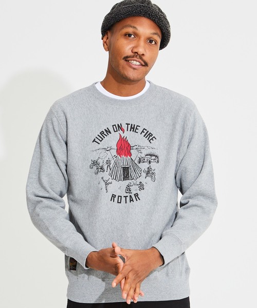 TURN ON THE FIRE HW Sweat ヘビーウェイト スウェット トレーナー TURN ON THE FIRE HW Sweat ヘビーウェイト スウェット トレーナー