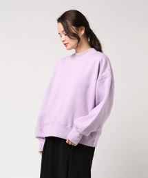 WEGO VINTAGE/ヘビーウェイトモックネッククロップドスウェット