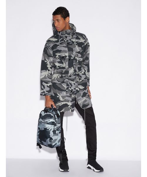 ARMANI EXCHANGE(アルマーニエクスチェンジ)の「【A|Xアルマーニ エクスチェンジ】カモフラージュ柄 モッズコート(モッズコート・メンズ・カモフラージュ/グレー系カモフラージュ・SMALL/MEDIUM/LARGE/X-LARGE/X-SMALL)」の16枚目の写真
