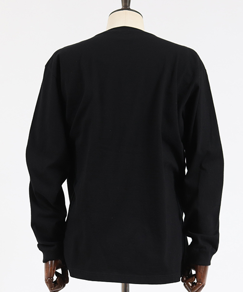 Jih Nunc（ジーヌンク）の「mlt2476-ロングスリーブプリントTシャツ -IJIN MEIGEN SHU-（Tシャツ/カットソー・メンズ・ホワイト/ブラック・M/L）」の10枚目の写真