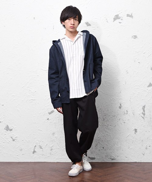 MinoriTY（マイノリティ）の「デニムBIGマウンテンパーカー オーバーサイズ（その他アウター・メンズ・インディゴブルー/ブルー・M/L）」の4枚目の写真