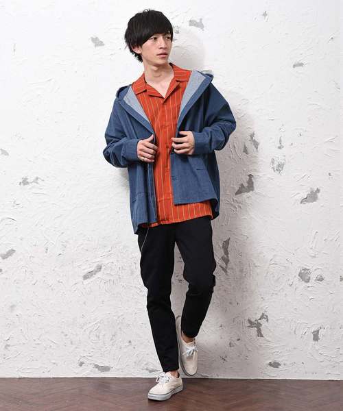 MinoriTY（マイノリティ）の「デニムBIGマウンテンパーカー オーバーサイズ（その他アウター・メンズ・インディゴブルー/ブルー・M/L）」の11枚目の写真