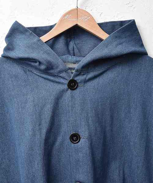 MinoriTY（マイノリティ）の「デニムBIGマウンテンパーカー オーバーサイズ（その他アウター・メンズ・インディゴブルー/ブルー・M/L）」の8枚目の写真