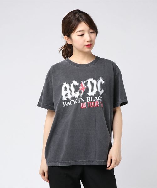 GOOD ROCK SPEED（グッドロックスピード）の「【GOOD ROCK SPEED グッドロックスピード】AC/DC（Tシャツ/カットソー・レディース・ブラック・FREE）」の4枚目の写真
