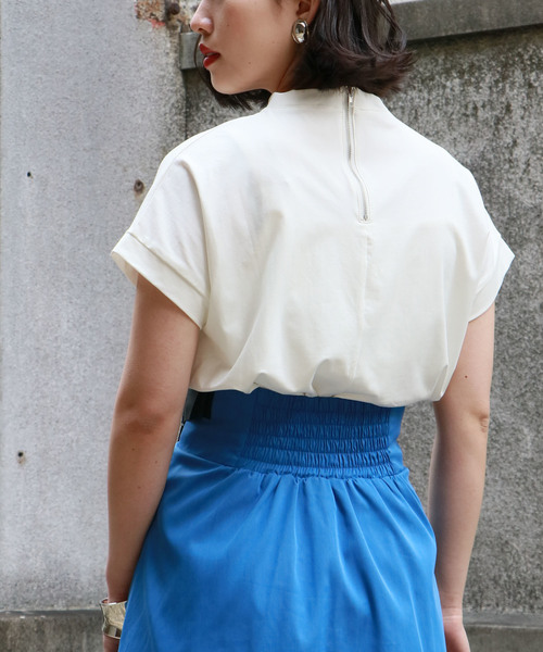 &g'aime（アンジェム）の「【&g'aime】フォトプリントTシャツ（Tシャツ/カットソー・レディース・ホワイト/ブラック・FREE）」の6枚目の写真