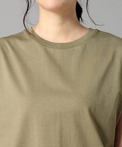 LOWRYS FARM（ローリーズファーム）の「トルコオーガニックＦＳ　831192（Tシャツ/カットソー・レディース・ブラック/ベージュ/オフホワイト/カーキ・FREE）」の17枚目の写真