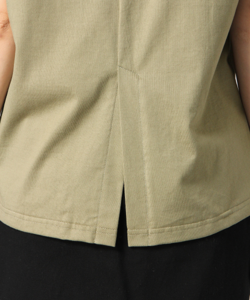 LOWRYS FARM（ローリーズファーム）の「トルコオーガニックＦＳ　831192（Tシャツ/カットソー・レディース・ブラック/ベージュ/オフホワイト/カーキ・FREE）」の13枚目の写真