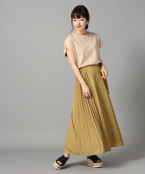 LOWRYS FARM（ローリーズファーム）の「トルコオーガニックＦＳ　831192（Tシャツ/カットソー・レディース・ブラック/ベージュ/オフホワイト/カーキ・FREE）」の8枚目の写真