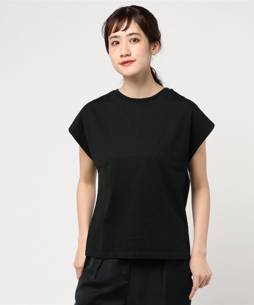 LOWRYS FARM（ローリーズファーム）の「トルコオーガニックＦＳ　831192（Tシャツ/カットソー・レディース・ブラック/ベージュ/オフホワイト/カーキ・FREE）」の16枚目の写真