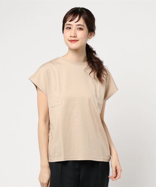 LOWRYS FARM（ローリーズファーム）の「トルコオーガニックＦＳ　831192（Tシャツ/カットソー・レディース・ブラック/ベージュ/オフホワイト/カーキ・FREE）」の18枚目の写真