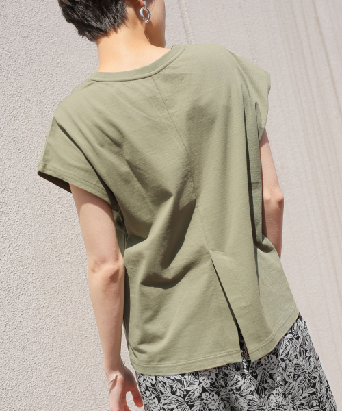 LOWRYS FARM（ローリーズファーム）の「トルコオーガニックＦＳ　831192（Tシャツ/カットソー・レディース・ブラック/ベージュ/オフホワイト/カーキ・FREE）」の12枚目の写真