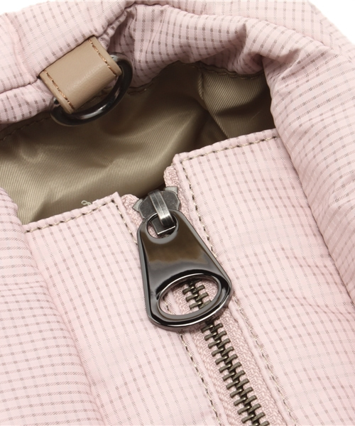 PLST(プラステ)の「格子柄2WAYナイロンショルダーバッグ(中)(ショルダーバッグ・レディース・ライトグレー/ネイビー/ピンク・FREE)」の14枚目の写真