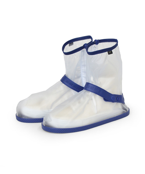 entre square(アントレスクエアー)の「bcl A/D2 シューズ レインカバー PVC XL ブルー×クリア(シューズ小物/雑貨・レディース・クリア・ONE SIZE)」の2枚目の写真