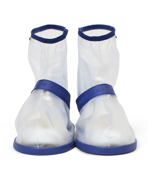 entre square(アントレスクエアー)の「bcl A/D2 シューズ レインカバー PVC XL ブルー×クリア(シューズ小物/雑貨・レディース・クリア・ONE SIZE)」の5枚目の写真