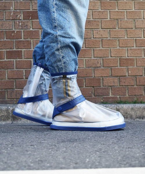 entre square(アントレスクエアー)の「bcl A/D2 シューズ レインカバー PVC XL ブルー×クリア(シューズ小物/雑貨・レディース・クリア・ONE SIZE)」の10枚目の写真