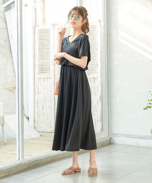 KOBE LETTUCE(コウベレタス)の「スクエアトゥクロスベルト甲深フラットバブーシュサンダル(サンダル・レディース・ブラック/ホワイト系その他/ブラウン系その他/グレイッシュベージュ・LL/S/M/L)」の15枚目の写真