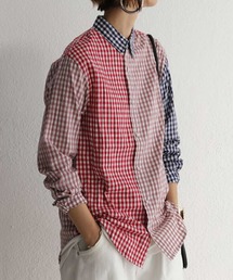 チェック柄シャツ