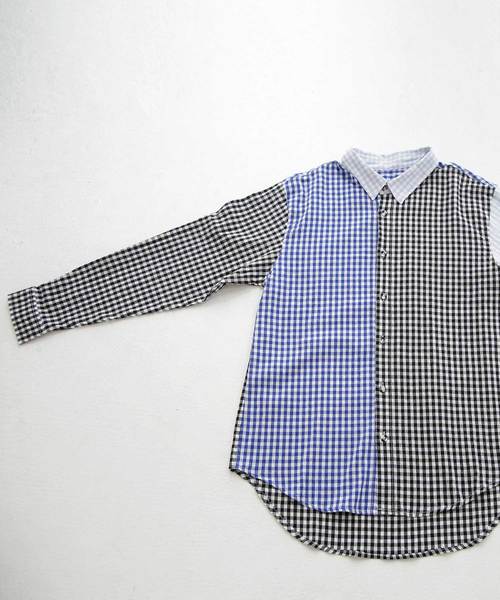 antiqua（アンティカ）の「チェック柄シャツ（シャツ/ブラウス・レディース・ブルー系その他/レッド系その他・M/L/XL）」の3枚目の写真