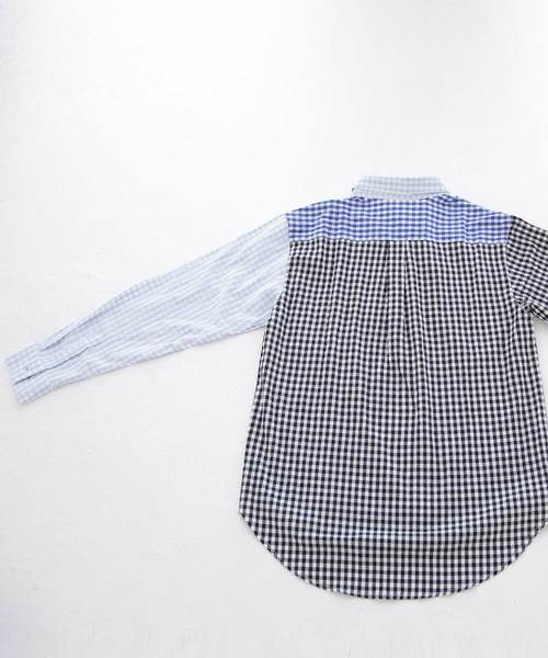 antiqua（アンティカ）の「チェック柄シャツ（シャツ/ブラウス・レディース・ブルー系その他/レッド系その他・M/L/XL）」の4枚目の写真