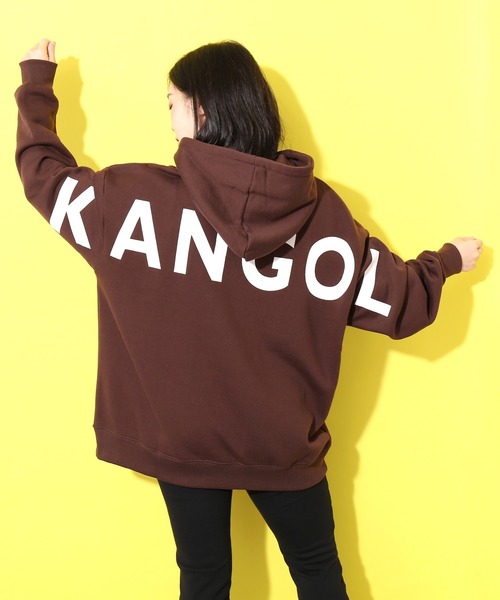 KANGOL�i�J���S�[���j�́uKANGOL/�J���S�[�� �ʒ� ���S�h�J �o�b�N�v�����g TC���N�� ���u���� �r�b�O�V���G�b�g �v���p�[�J�[�i�p�[�J�[�j�v�b�u���E��