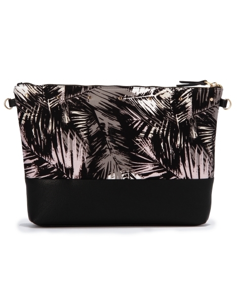 BEAUTY&YOUTH UNITED ARROWS（ビューティーアンドユースユナイテッドアローズ）の「BYSF ボタニカルプリント 2WAYクラッチバッグ（クラッチバッグ・レディース・ブラック・フリー）」の4枚目の写真