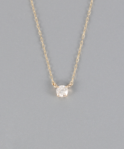 PAS TIERRA�i�p�e�B�G���j�́u�y�G�g�����zK10 4�{�d��0.1ct�_�C�������h�l�b�N���X�i�l�b�N���X�j�v�b�C�G���[�S�[���h