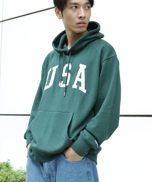 セール Web限定 Usaロゴヘビーウェイト ビッグシルエット プルパーカー パーカー The Shop Tk ザ ショップ ティーケー のファッション通販 Zozotown
