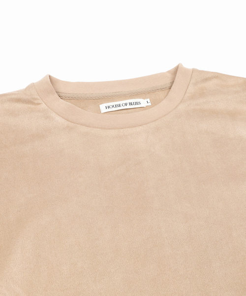 House of Blues（ハウスオブブルース）の「【HOUSE OF BLUES/ハウスオブブルース】スウェードポンチ袖切替クルー（スウェット・メンズ・ブラック/ベージュ/ネイビー・M/L/XL）」の20枚目の写真