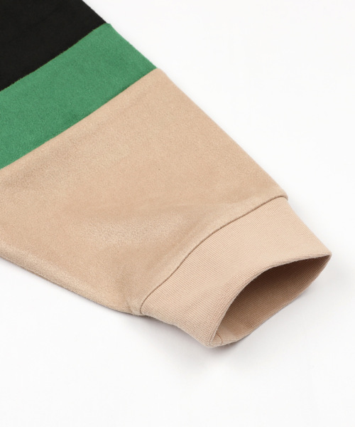 House of Blues（ハウスオブブルース）の「【HOUSE OF BLUES/ハウスオブブルース】スウェードポンチ袖切替クルー（スウェット・メンズ・ブラック/ベージュ/ネイビー・M/L/XL）」の14枚目の写真