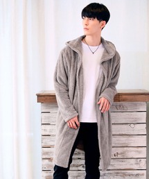 ビッグシルエット シャギーボアコーディガン