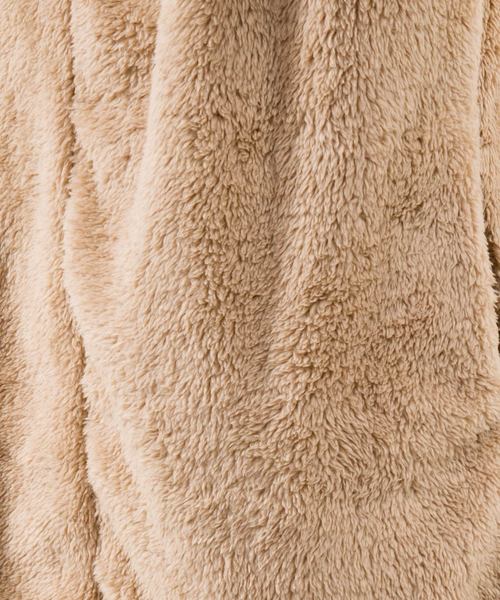 TopIsm（トップイズム）の「ビッグシルエット シャギーボアコーディガン（パーカー・メンズ・ブラック/ベージュ/ネイビー/テラコッタ/グレー/チェック/モカ/グレー系その他・M/L）」の14枚目の写真