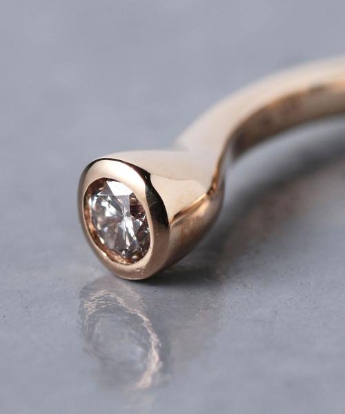 アクセサリー Hirotaka DIA CUFF RING DROSERA ダイヤモンド カフ リング