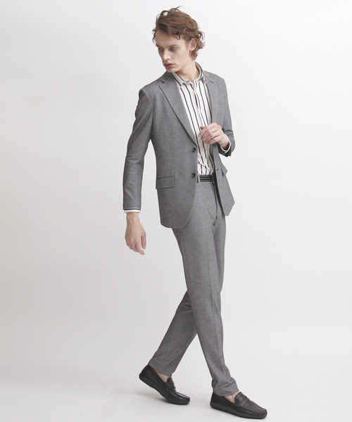 RECENCY OF MINE(リーセンシー オブ マイン)の「【Recency of Mine】ブークレーラインストライプシャツ(シャツ/ブラウス・メンズ・ベージュ/ネイビー/ダークネイビー・44/46/48/50)」の4枚目の写真