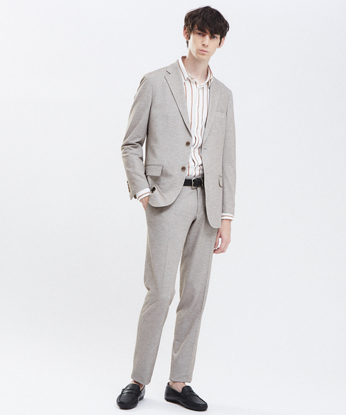 RECENCY OF MINE(リーセンシー オブ マイン)の「【Recency of Mine】ブークレーラインストライプシャツ(シャツ/ブラウス・メンズ・ベージュ/ネイビー/ダークネイビー・44/46/48/50)」の12枚目の写真