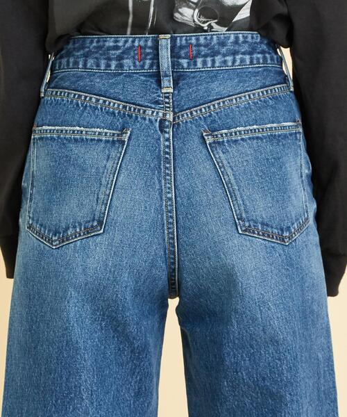 BEAUTY&YOUTH UNITED ARROWS（ビューティーアンドユースユナイテッドアローズ）の「【別注】＜RED CARD＞∴ RAINBOW デニムパンツ ◆（デニムパンツ・レディース・ブラック/ネイビー・ 24/ 23/ 25）」の4枚目の写真