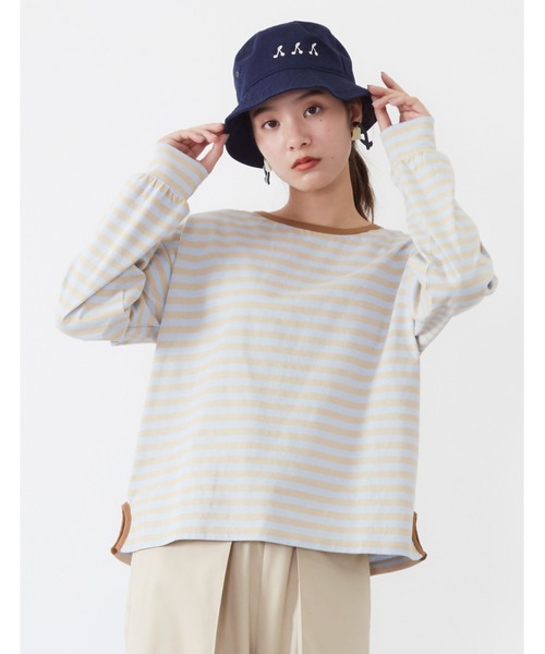 POU DOU DOU（プードゥドゥ）の「チェリー刺繍バケットハット（ハット・レディース・ホワイト/ベージュ/ネイビー・8）」の4枚目の写真