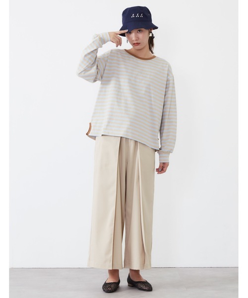 POU DOU DOU（プードゥドゥ）の「チェリー刺繍バケットハット（ハット・レディース・ホワイト/ベージュ/ネイビー・8）」の18枚目の写真