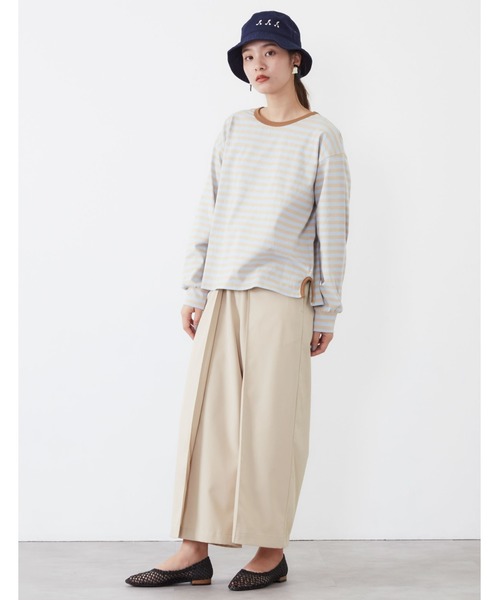 POU DOU DOU（プードゥドゥ）の「チェリー刺繍バケットハット（ハット・レディース・ホワイト/ベージュ/ネイビー・8）」の19枚目の写真