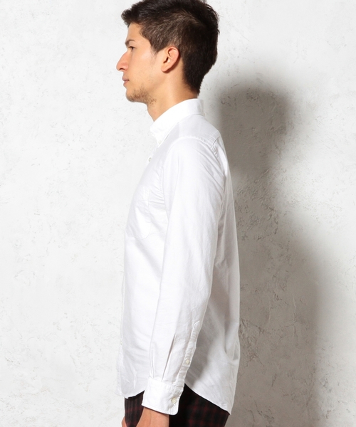 green label relaxing（グリーンレーベルリラクシング）の「▲▲▲◎40//OX GIZA BD-G L/S シャツ ◆（シャツ/ブラウス・メンズ・ロイヤルブルー/レッド/ブラック/ホワイト・LARGE/X-SMALL/X-LARGE/SMALL/MEDIUM）」の8枚目の写真