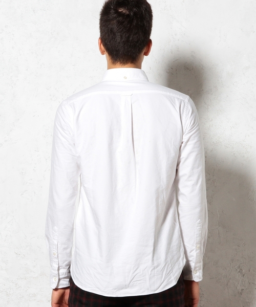 green label relaxing（グリーンレーベルリラクシング）の「▲▲▲◎40//OX GIZA BD-G L/S シャツ ◆（シャツ/ブラウス・メンズ・ロイヤルブルー/レッド/ブラック/ホワイト・LARGE/X-SMALL/X-LARGE/SMALL/MEDIUM）」の9枚目の写真