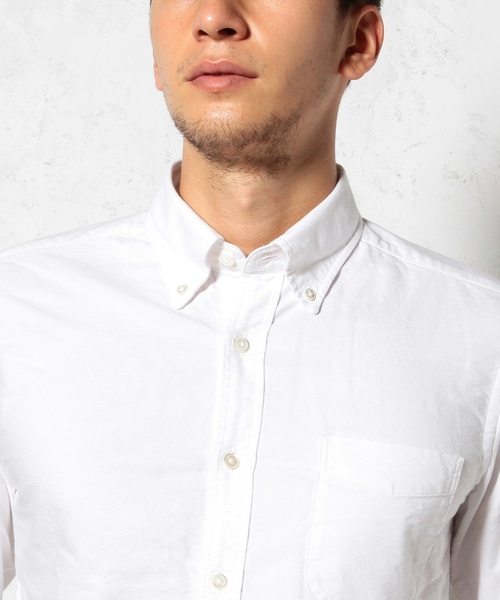 green label relaxing（グリーンレーベルリラクシング）の「▲▲▲◎40//OX GIZA BD-G L/S シャツ ◆（シャツ/ブラウス・メンズ・ロイヤルブルー/レッド/ブラック/ホワイト・LARGE/X-SMALL/X-LARGE/SMALL/MEDIUM）」の10枚目の写真