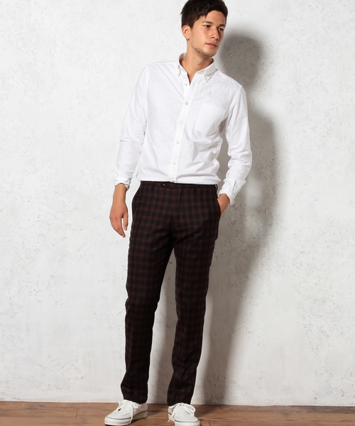 green label relaxing（グリーンレーベルリラクシング）の「▲▲▲◎40//OX GIZA BD-G L/S シャツ ◆（シャツ/ブラウス・メンズ・ロイヤルブルー/レッド/ブラック/ホワイト・LARGE/X-SMALL/X-LARGE/SMALL/MEDIUM）」の6枚目の写真