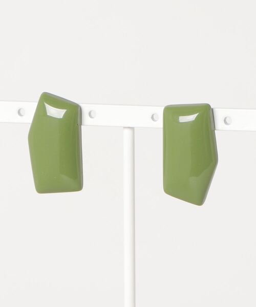 tone（トーン）の「【Caramel late】変形ピアス（ピアス（両耳用）・レディース・イエロー/グリーン/パープル/ブルー/ホワイト/オレンジ・FREE）」の3枚目の写真