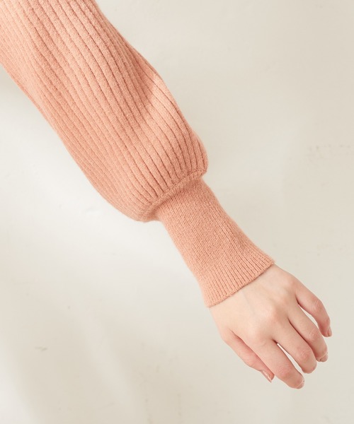natural couture(ナチュラルクチュール)の「もちもちリブ金釦カーディガン(カーディガン/ボレロ・レディース・オフホワイト/ベージュ/ミント/ラベンダー/オレンジ・FREE)」の19枚目の写真
