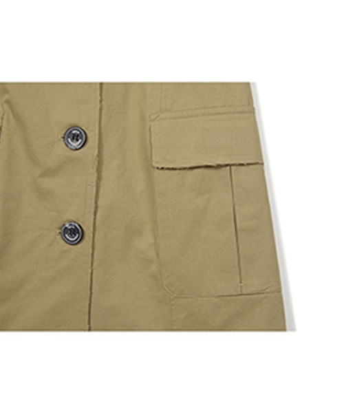 RSVP(アールエスブイピー)の「【RSVP 】ローエッジ オープンスカート(スカート・レディース・ブラウン/カーキ・SMALL/MEDIUM)」の4枚目の写真