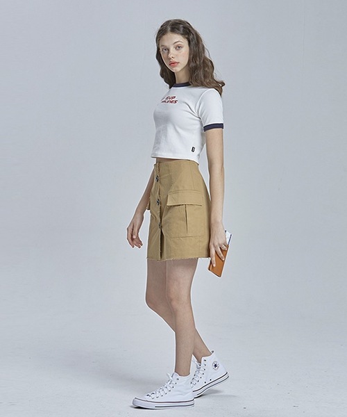RSVP(アールエスブイピー)の「【RSVP 】ローエッジ オープンスカート(スカート・レディース・ブラウン/カーキ・SMALL/MEDIUM)」の10枚目の写真